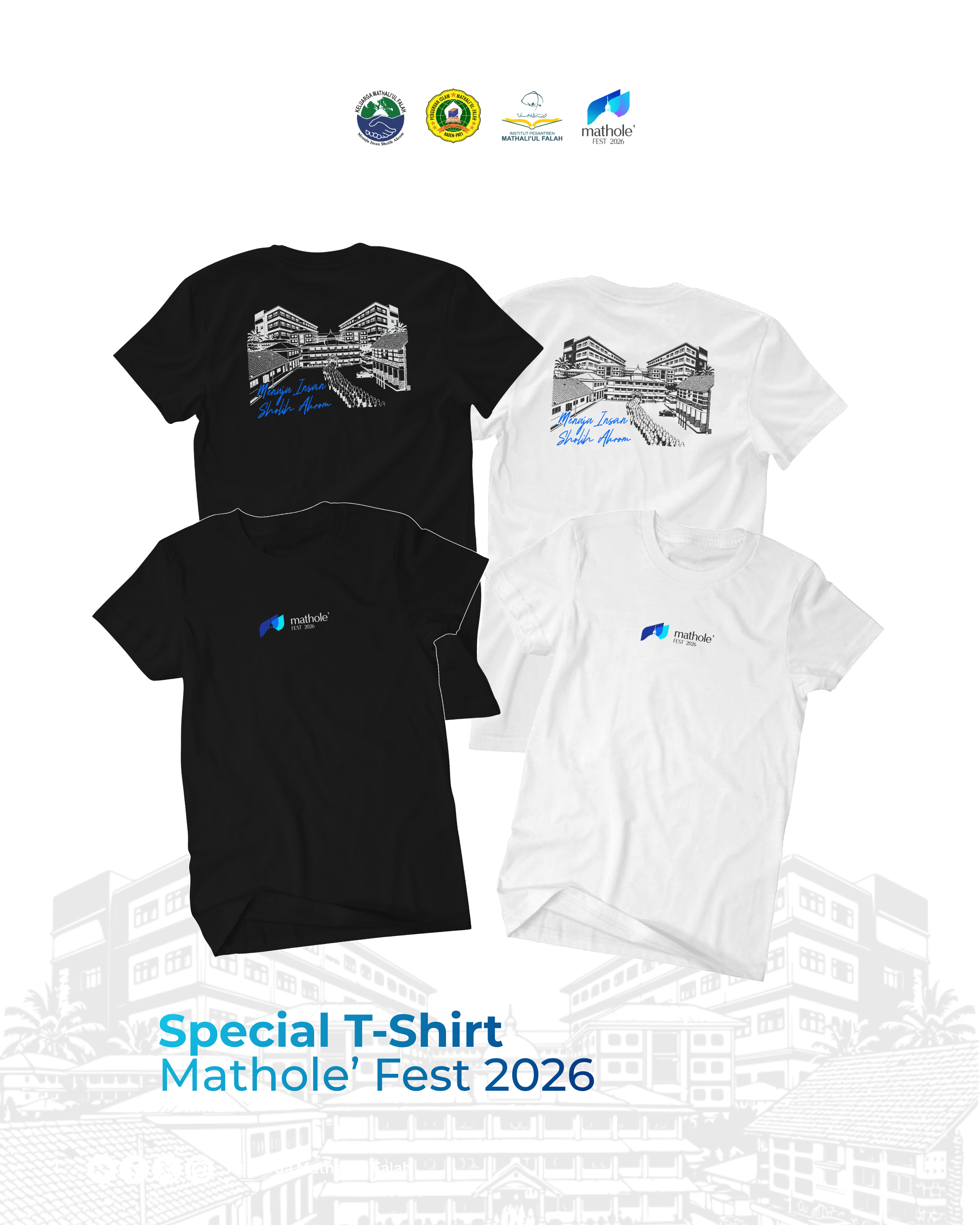 Kaos Resmi Mathole' Fest 2026